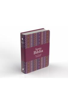 Image of Biblia RVR 1960 Compacta Letra Grande 11 puntos Símil Piel Andina Borgoña