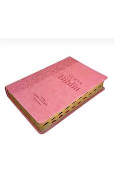 Biblia RVR 1960 Letra Súper GiganteTapa dura Rosa Manual