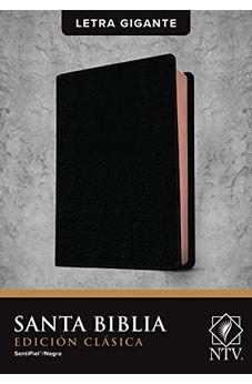 Biblia NTV Clásica Letra Gigante Negro