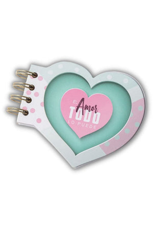 Libreta Troquelada El Amor Todo lo Puede