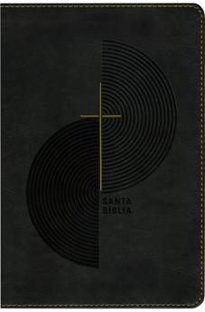 Biblia NTV Compacta Letra Gigante con Filament Símil Piel Gris Índice Letra Roja