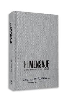 Biblia El Mensaje Gris Tela Tapa Dura