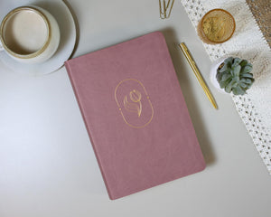 Biblia RVR 1960 de Promesas Devocional Virtuosa Letra Gigante Piel Especial Rosa