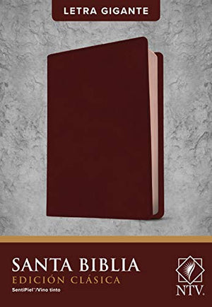Biblia NTV Clásica Letra Gigante Vino