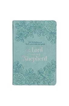 THE LORD IS MY SHEPHERD DEVOTIONAL, 366 REFLECTIONS ON GOD'S GOODNESS AND GRACE, TEAL FAUX LEATHER
