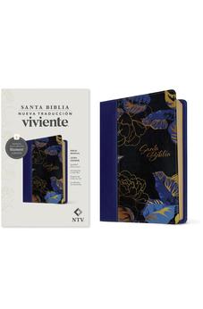 Biblia NTV Manual Letra Grande con Filament Símil Piel Azul Oscuro Letra Roja