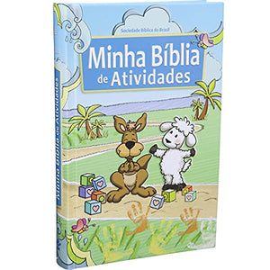 Biblia Em Portugués Minha Biblia de Atividades NTLH63PMBA Tapa Dura Colores