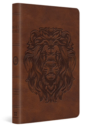 ESV  Thinline Bible (Trutone, Brown, Royal Lion)