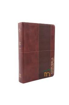 Image of Biblia RVR 1960 Letra Súper Gigante 088c Café GEO SÍmil Piel