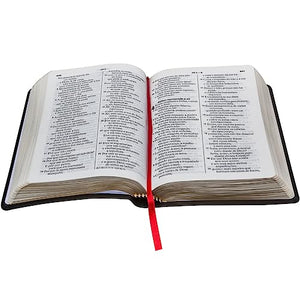 Biblia Em Portugués RA045LG Tapa Imitación Cuero Negro