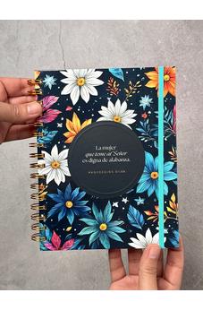 Libreta de Anillas con Elásico La Mujer que Teme al Señor