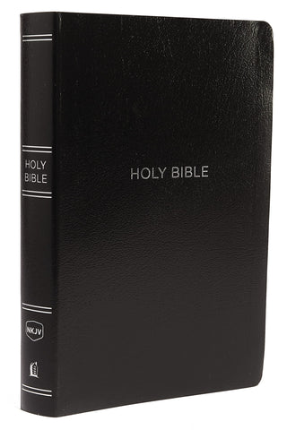 Image of NIV, Quest Study Bible, Large Print, Bonded Leather, Black, Comfort Print: The Only Q and A Study Bible