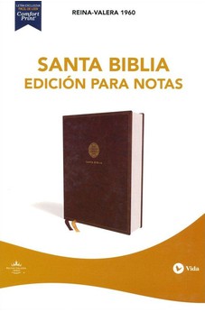 Image of Biblia RVR 1960 de Apuntes Edición para Notas Piel Café