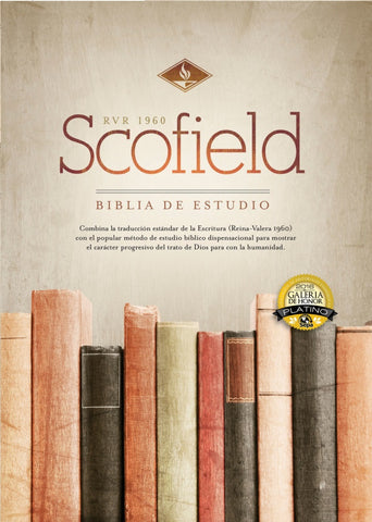 Image of Biblia RVR 1960 de Estudio Scofield Verde Bosque Café Símil Piel con Índice
