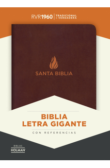 Biblia RVR 1960 Letra Gigante Piel Fabricada Marrón