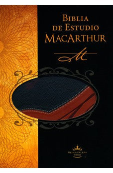 Biblia RVR 1960 de Estudio MacArthur Piel con Índice