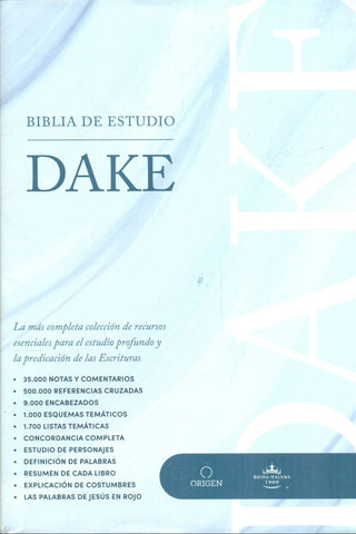 Image of Biblia RVR 1960 de Estudio Dake Tapa Dura