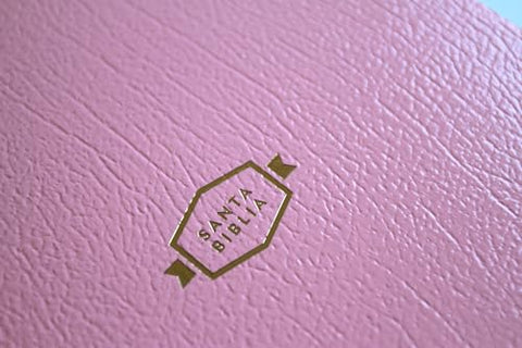 Image of Biblia RVR 1960 para Regalos y Premios Rosada Símil Piel