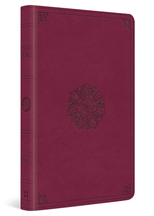 ESV  Premium Gift Bible (Trutone Raspberry, Emblem Design)