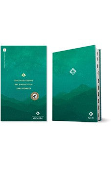 Biblia NTV de Estudio Diario Vivir para Jóvenes Verde Tapa Dura