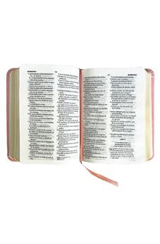 Biblia RVR 1960 Compacta Rosa Símil Piel