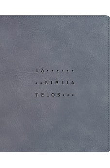 Biblia NVI Telos para Jóvenes Gris Símil Piel