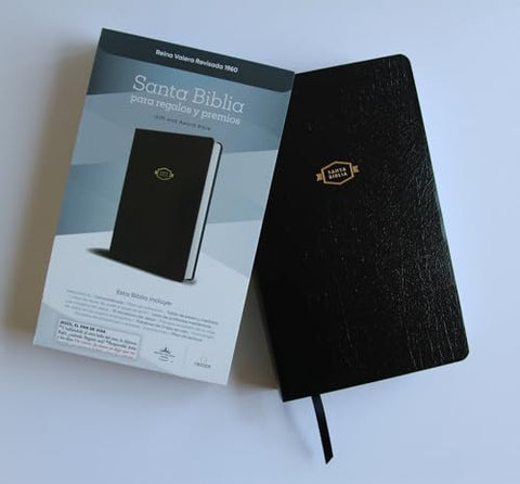 Image of Biblia RVR 1960 para Regalos y Premios Negro Símil Piel