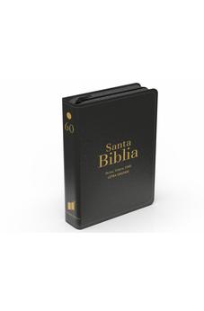 Biblia RVR 1960 Compacta Letra Grande 11 puntos Símil Piel Negro con Cierre y Índice