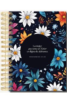 Libreta de Anillas con Elásico La Mujer que Teme al Señor
