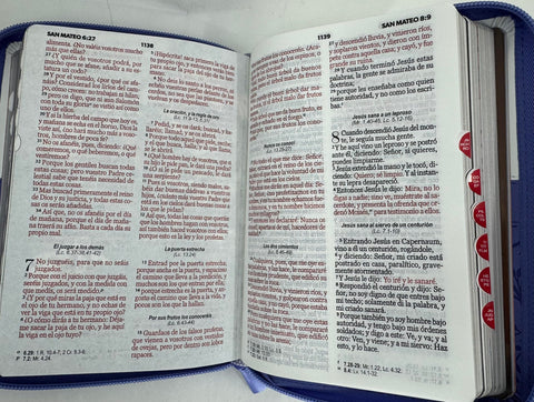 Image of Biblia RVR 1960 Quinceñera Lila Blanco