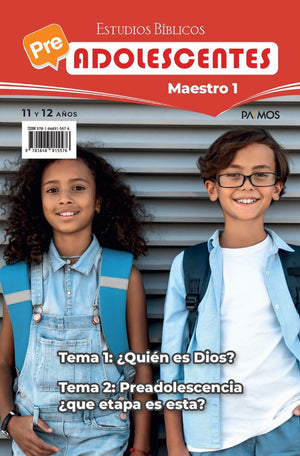 Escuela Dominical Pre Adolescentes 11 - 12 Años  Maestro