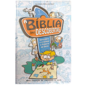 Biblia Em Portugués NTLH063Pbd Tapa Dura Colores Azul Canto Blanco