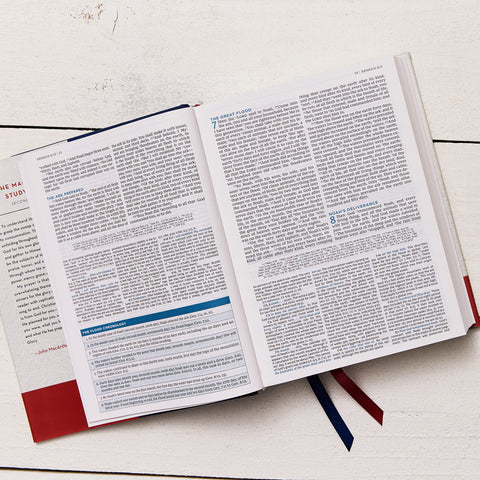 Image of NKJV MacArthur Study Bible 2nd Edition Cloth over Board Blue Comfort Print: Unleashing God's Truth One Verse at a Time