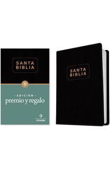 Biblia NTV Edición Premio y Regalo Vinil Negro Letra Roja