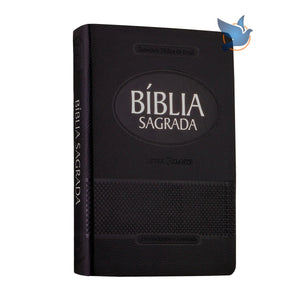 Biblia Em Portugués RA065TILG Tapa Imitación Cuero Negro Índice Digital