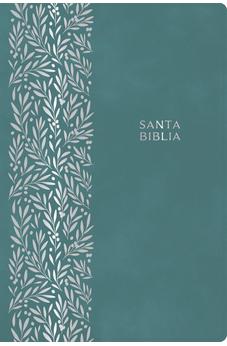 Biblia RVR 1960 Letra Gigante Verde Esmeralda Símil Piel