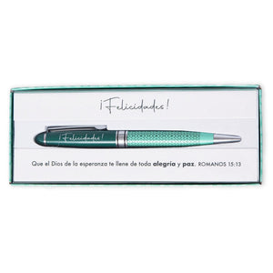 Bolígrafo de Lujo en Caja de Regalo Felicidades