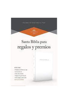 Biblia RVR 1960 Regalos y Premios Imitación Piel Blanco