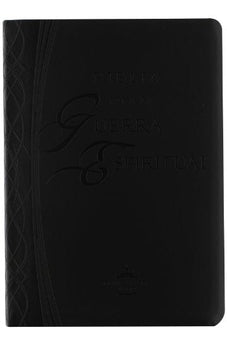 Biblia RVR 1960 de Estudio Guerra Espíritual Símil Piel Negra