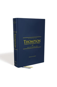 Image of NIV, Thompson Chain-Reference Bible, Hardcover, Navy, Red Letter, Comfort Print