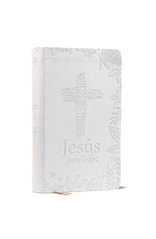 Biblia RVR 1960 Jesús para Todos Letra Grande Tamaño Manual Marfíl Símil Piel con Índice