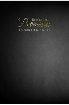 Biblia RVR 1960 de Promesas Letra Gigante Rústica Negro
