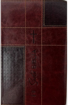 Biblia RVR 1960 Letra Grande Tamaño Manual Marron Café