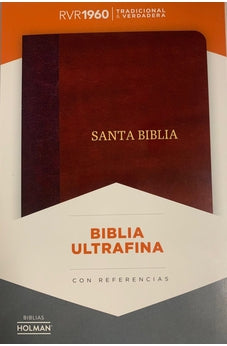 Image of Biblia RVR 1960 Ultrafina Dos Tonos Marron Marron