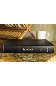 Image of KJV, Thompson Chain-Reference Bible, Large Print, European Bonded Leather, Black, Red Letter, Comfort Print