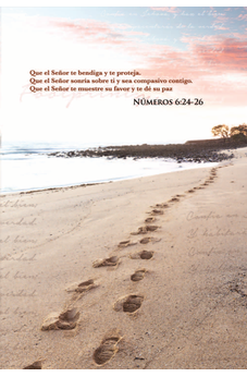 Huellas Números 6:24-26: Diario y Cuaderno de Notas