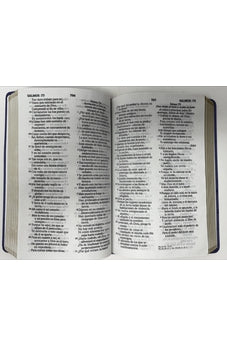 Image of Biblia RVR 1960 Letra Grande Tamaño Manual Flores Lila