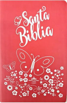 Biblia RVR 1960 Rosa Canto Perlado Rosa con Índice