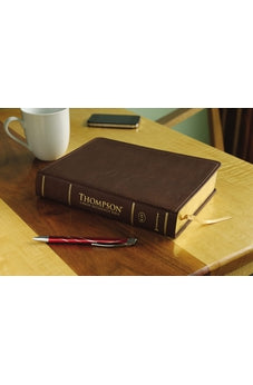 KJV, Thompson Chain-Reference Bible, Leathersoft, Brown, Red Letter