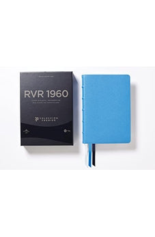 Biblia RVR 1960 Letra Gigante Colección Premier Azul Interior a dos Colores: Limitada